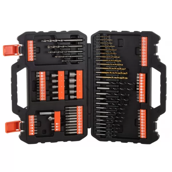 Sada šroubovacích hrotů a vrtáků 109ks Black&Decker A7200