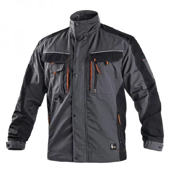 Blůza Canis CXS SIRIUS LUCIUS, pánská, šedo-oranžová