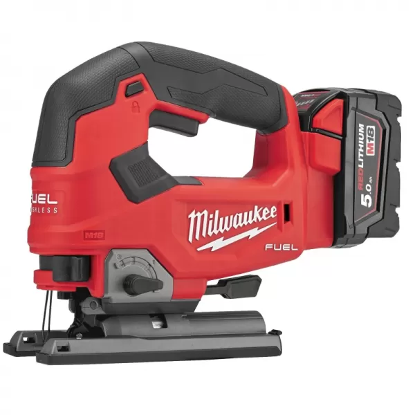 Akumulátorová priamočiara píla s hornou rukoväťou M18 FUEL™ 18V/2x5,0Ah Milwaukee M18FJS-502X