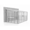 Skleník VITAVIA ATHENA 10200 sklo 3 mm + PC 10 mm stříbrný LG3836