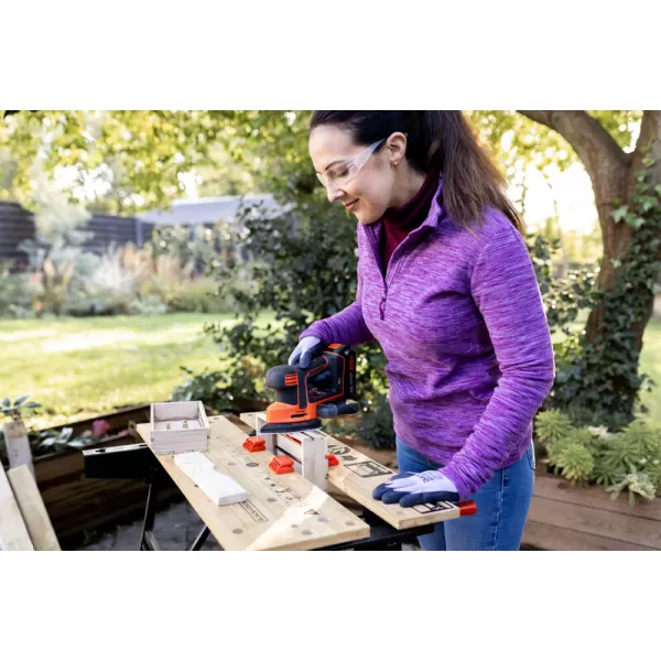 Aku vibrační bruska Mouse 18V bez aku Black&Decker BDCDS18N