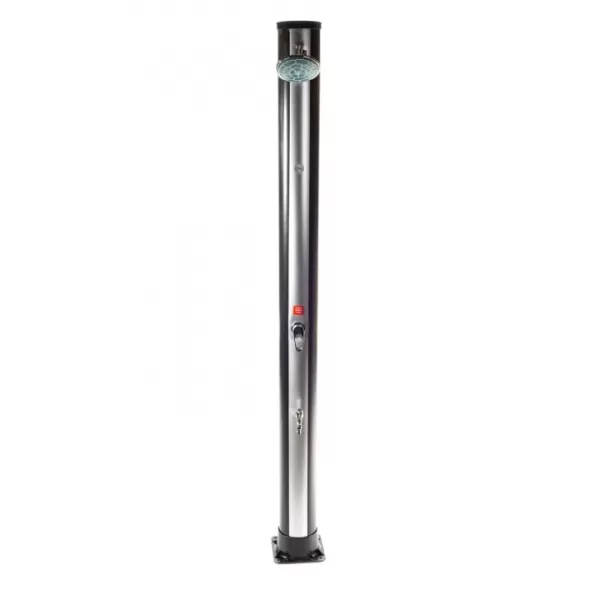 Solární sprcha vč. teploměru Hawaj 38 l černo-stříbrná 70548011