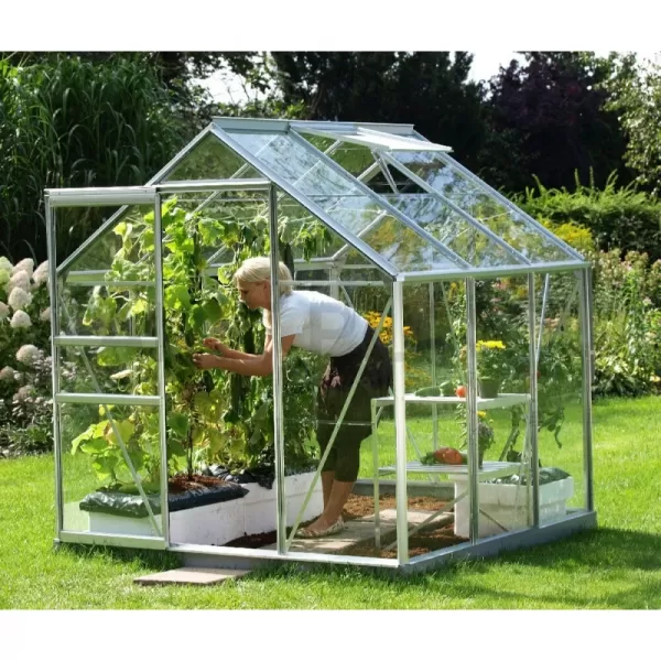 Skleník VITAVIA VENUS 3800 čiré sklo 3 mm stříbrný LG1026