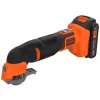Aku multifunkční oscilační bruska 18V 1x2,0Ah Black&Decker BDCOS18D1K