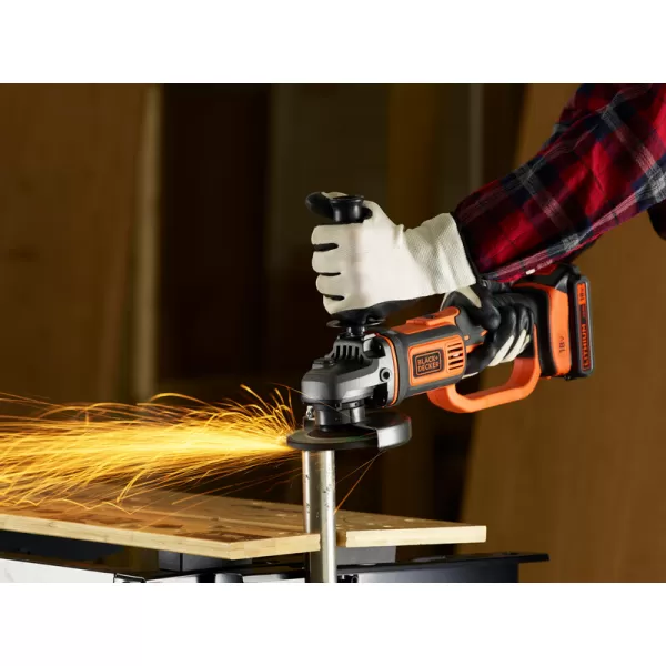 Aku úhlová bruska 18V bez aku Black&Decker BCG720N