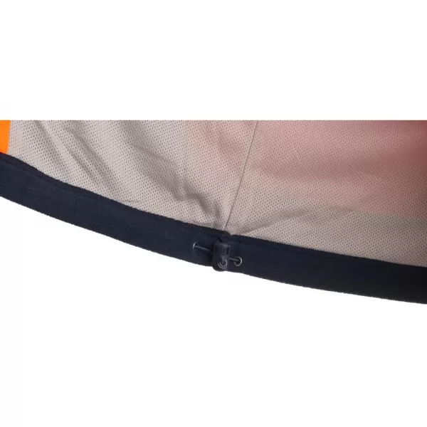 Bunda Canis CXS PRESTON, výstražná, fleece, oranžovo-modrá