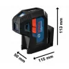 Samonivelační bodový laser Bosch GPL 5 G Professional