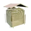 Dřevěný domek KARIBU TALKAU 8 (83340) natur LG2734