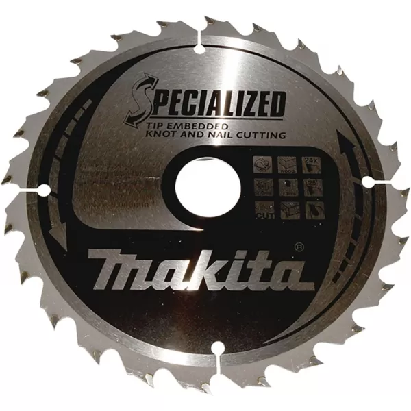 Kotouč pilový dřevo SPECIALIZED se zapuštěnými zuby 190x2x30mm 24Z Makita B-33118
