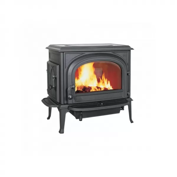 Krbová kamna smalt slonová kost, dvířka bez ozdobných příček Jotul F 500 ECO SE IVE