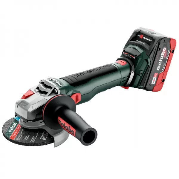 Aku úhlová bruska 18V/2x5,5Ah WB 18 LT BL 11-125 Quick Metabo 613054660