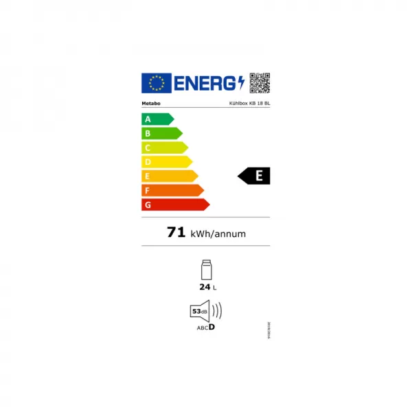 Aku chladící/tepelný box 18V bez aku Metabo 600791850