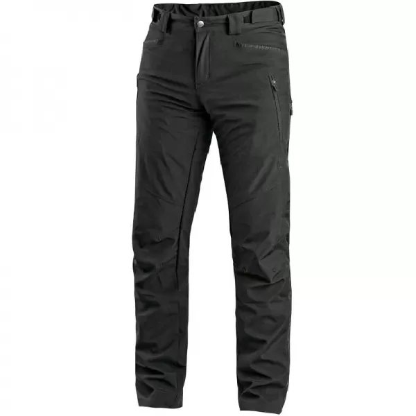 Kalhoty Canis CXS AKRON, softshell, černé