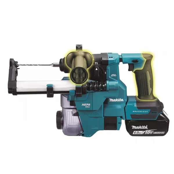 Aku kombinované kladivo Li-ion LXT 18V/2x5,0Ah Makita DHR183RTWJ