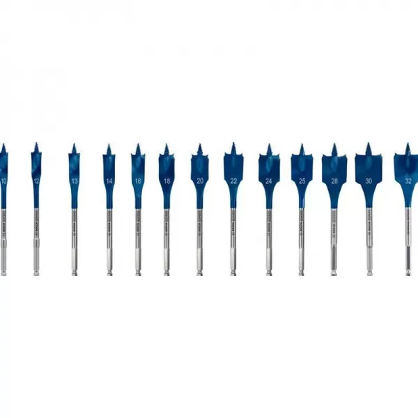 13dílná sada plochých vrtáků do dřeva EXPERT Self Cut Speed Bosch 2608900336