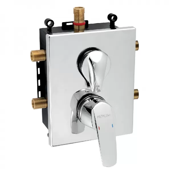 Podomítková baterie s boxem 3 vývody Novaservis BOX56052RX,0