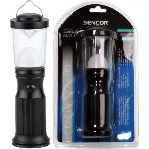 Kempingová lampička 16L 3xAA SENCOR SLL 61