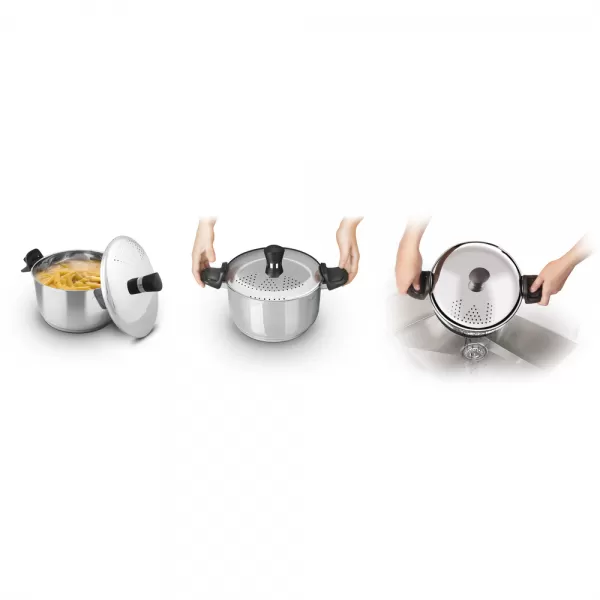 Hrnec s cedící poklicí STRAIN LAMART LT1206