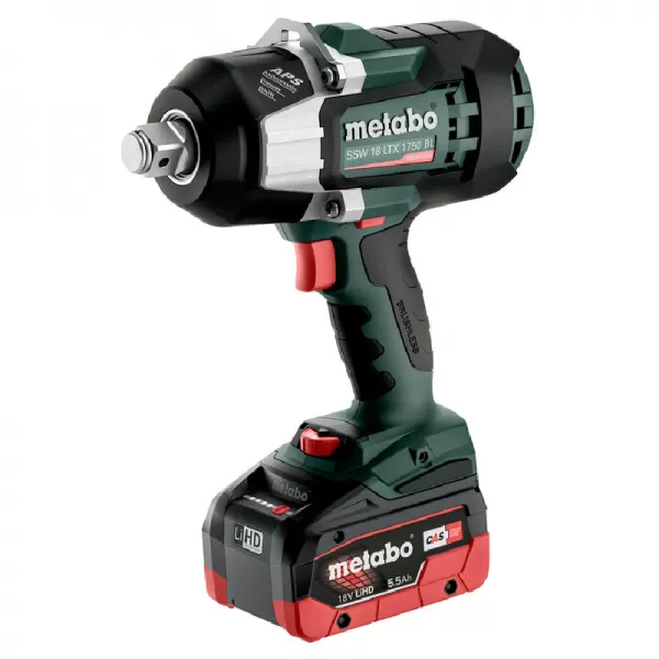 Aku rázový utahovák 18V/2x5,5Ah SSW 18 LTX 1750 BL Metabo 602402660