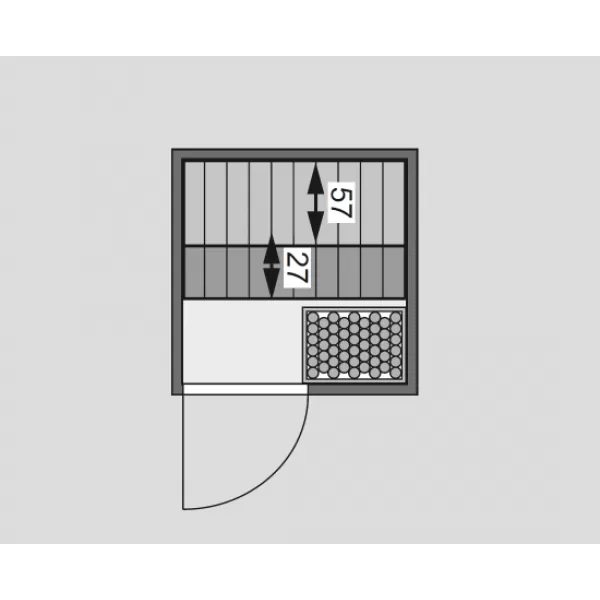 Finská sauna KARIBU SANDRA (6160)