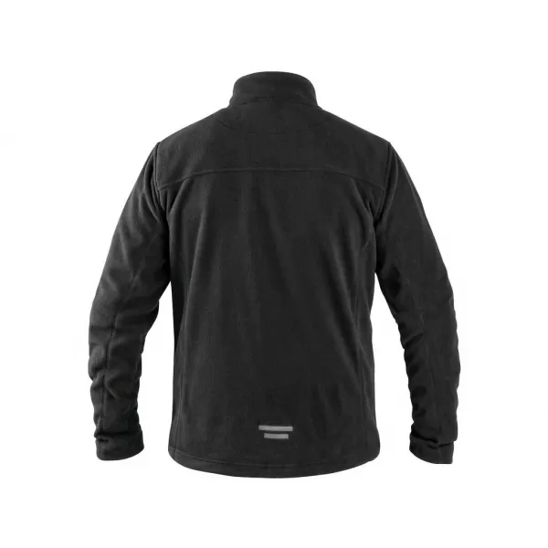 Mikina Canis GRANBY, pánská, fleece, černá