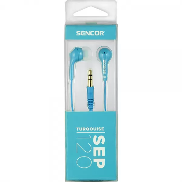 Sluchátka do uší SENCOR SEP 120 TURQOUISE