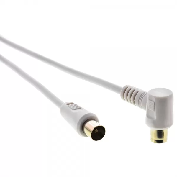 Anténní koaxiální kabel M-F 90° SENCOR SAV 169-015W