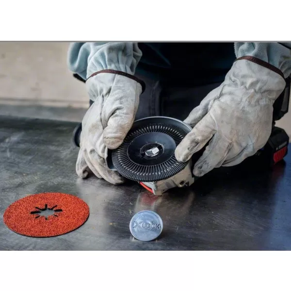 EXPERT R782 Prisma keramické brúsne kotúče z vlákien X-LOCK, 115 mm, 22,23 mm, P60, 5 kusov Bosch 2608621805