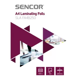 Laminovací fólie A4 250mic 100ks SENCOR SLA FA4B250