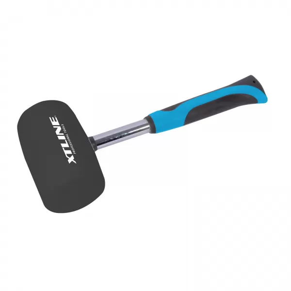 Palička gumová černá - kovová pogumovaná násada 75 mm XTline XT33061