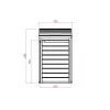Zahradní úložný box LANITPLAST S751 LG2398