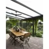 Hliníková pergola SKYLUX CLIMALUX 6,0 x 3,5 m antracit + opál PC LG3749