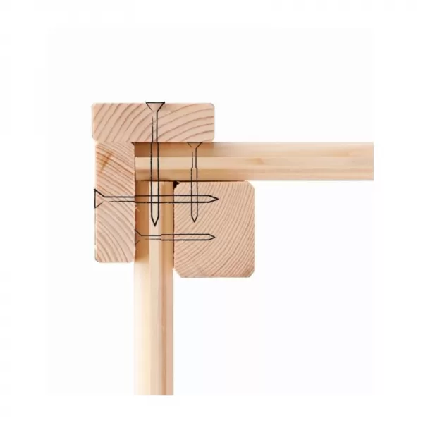 Dřevěný domek KARIBU KERKO 5 + přístavek 280 cm (9203) šedý LG2990