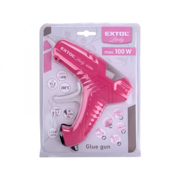 Tavná lepící pistole 11mm EXTOL LADY 422004