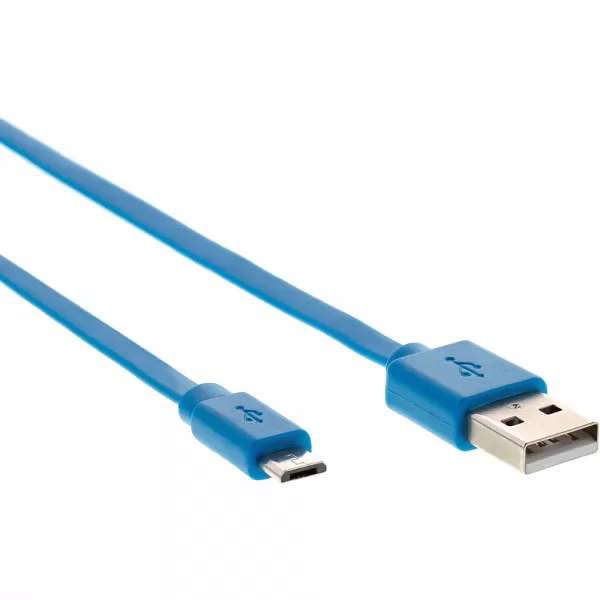 Micro-USB kábel MODRÝ USB A/M-Micro B SENCOR SCO 512-010