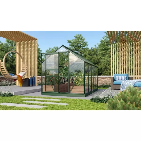 Skleník VITAVIA VENUS 6200 čiré sklo 3 mm zelený LG1033