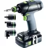 Aku vrtací šroubovák T 18+3 HPC 2x4,0Ah I-Set Festool 577609