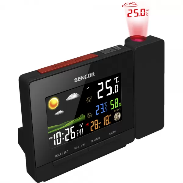 Meteostanice s projekcí SENCOR SWS 5400