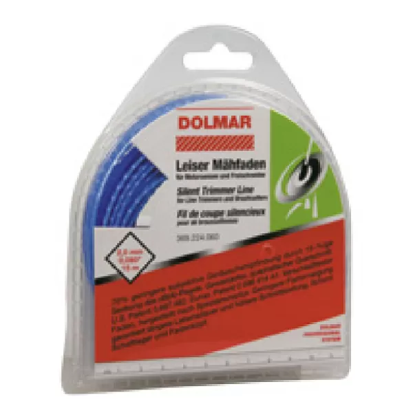 Struna nylonová 2,0mm, 3,5m, modrá, tichá, hranatá Makita 369224061