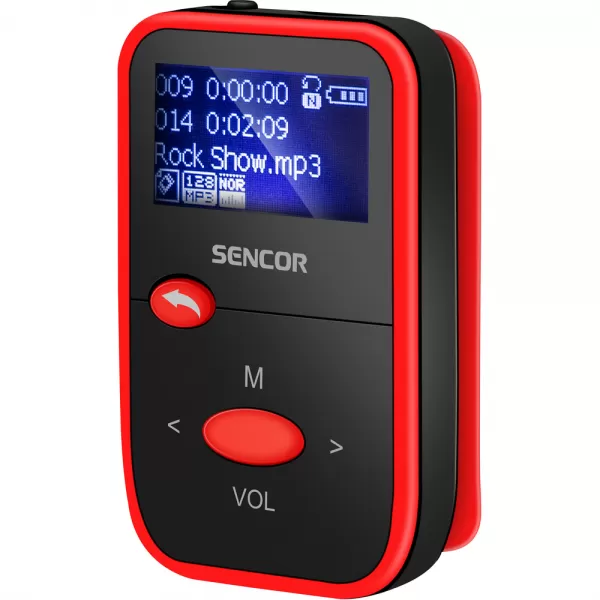 MP3 přehrávač SENCOR 8GB SFP 4408 RD