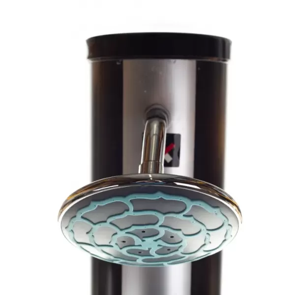 Solární sprcha vč. teploměru Hawaj 38 l černo-stříbrná 70548011