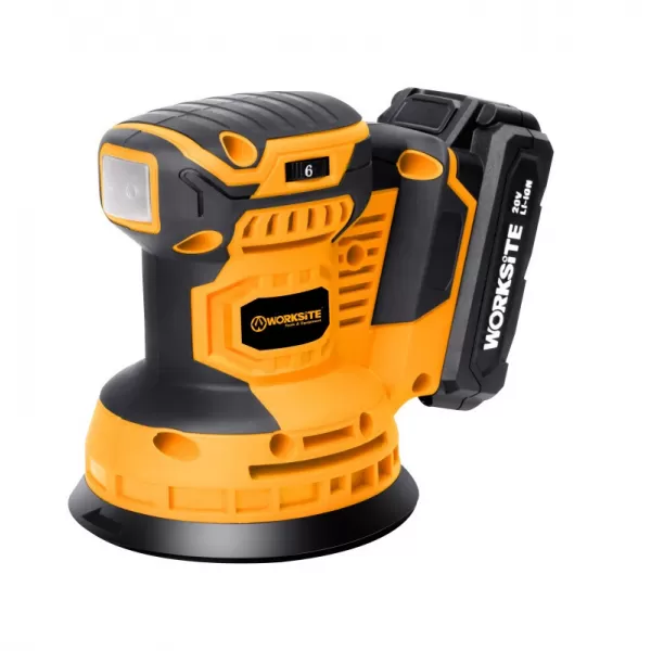 Aku excentrická bruska 20V 1x2,0Ah WORKSITE COS326