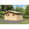 Dřevěný domek KARIBU LAGOR 1 (44982) natur LG1782