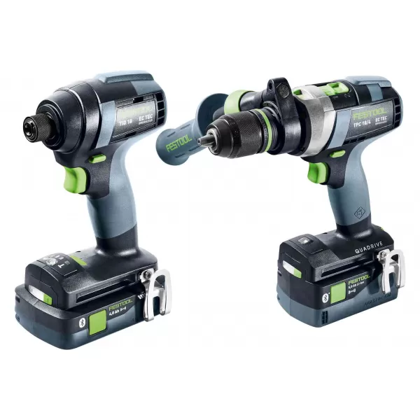 Aku Šroubovací a vrtací sada TID 18V 1x4,0 + 1x5,0Ah-Set TPC 18/4 Festool 577654