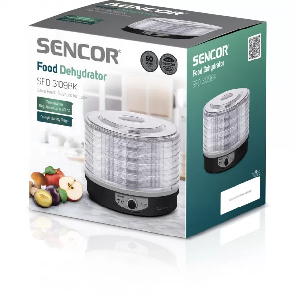 Sušička ovoce SENCOR SFD 3109BK