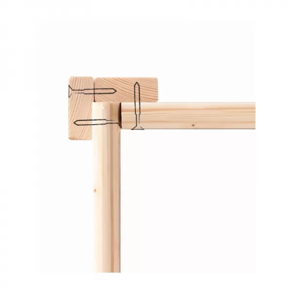 Dřevěný domek KARIBU BOMLITZ 2 (68357) natur LG3096