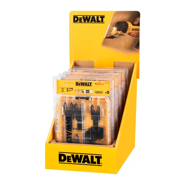 Sada pilvých listů pro oscilační brusku, 5ks DeWALT DT20761