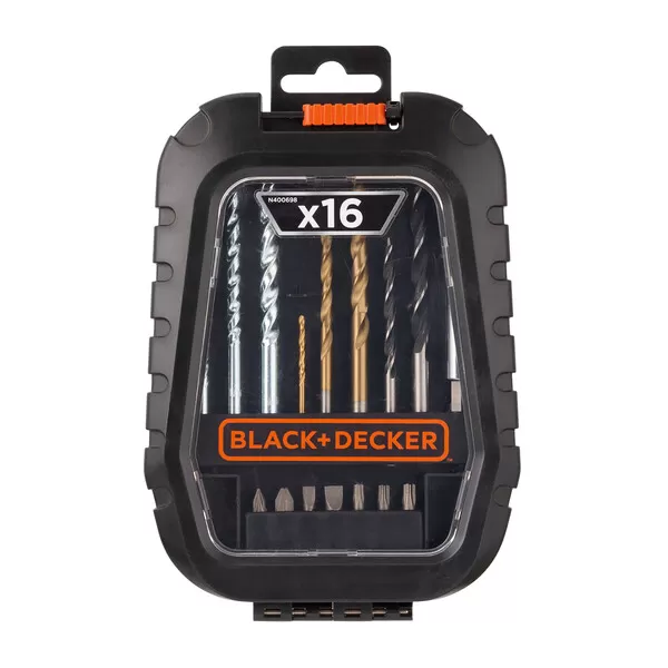 Sada příslušenství pro vrtání a šroubování 16ks Black&Decker A7186