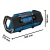 Rádio akumulátor Bosch GPB 18V-2 SC 06014A3100