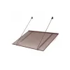 Stříška nad dveře LANITPLAST SP1 120/70 hnědá LG2466